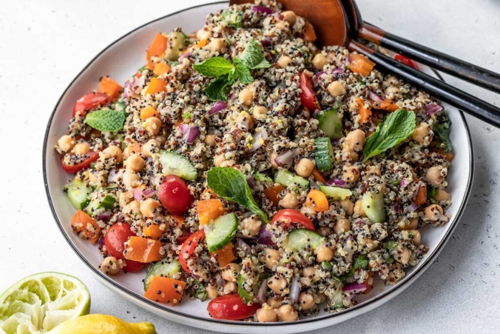 ensalada de quinoa sin gluten