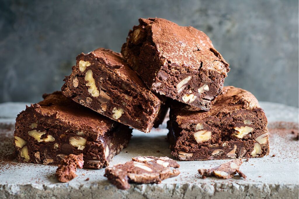 receta de brownie de chocolate sin gluten